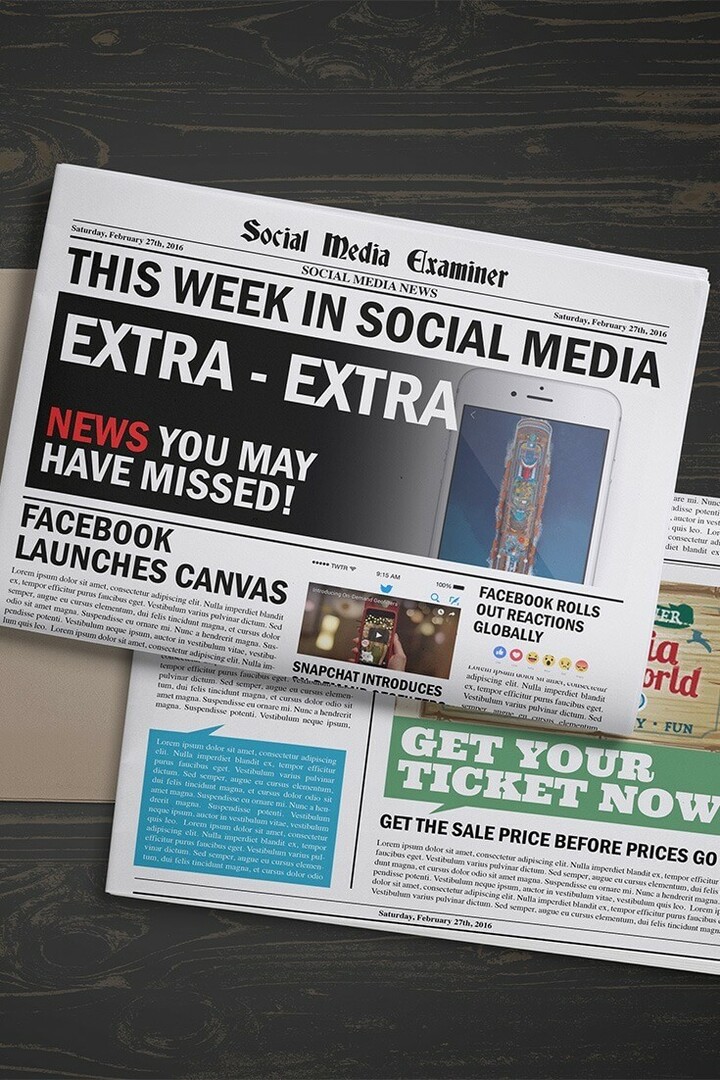 Facebook pokreće Canvas: Ovaj tjedan na društvenim mrežama: Ispitivač društvenih medija