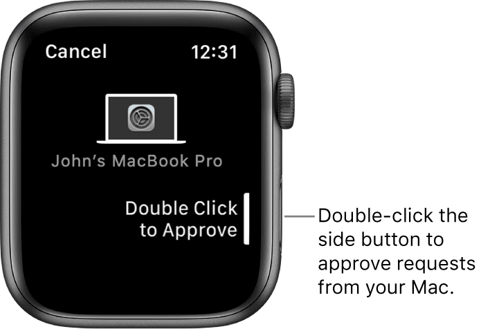 Apple Watch odobrava zahtjev na Macu