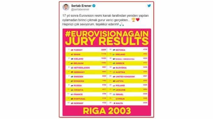 Sertab Erener prvi je put na Euroviziji nakon 17 godina!