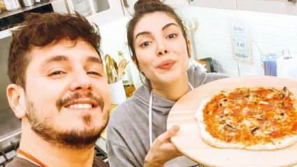 Deniz Baysal, sluškinja, i njezin suprug kod kuće su napravili pizzu!