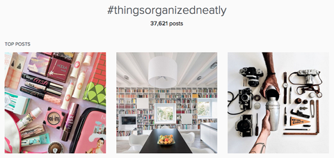 stvari organizirano uredno hashtag slike na instagramu