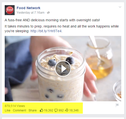 video zapis prehrambene mreže na facebooku