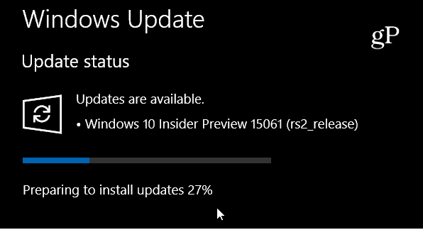 Windows 10 Insider Build 15061 je treća verzija PC Preview Preview ovog tjedna