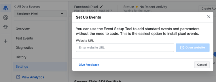 Facebook alat za postavljanje događaja