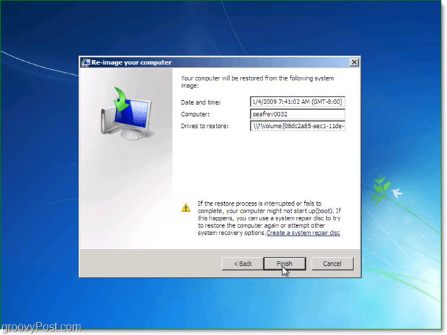 potvrdite da je slika vašeg sustava Windows 7 ispravna