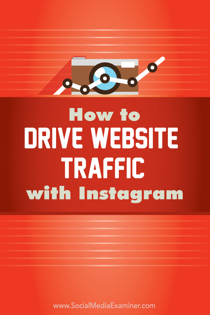 kako privući promet web stranice s instagramom
