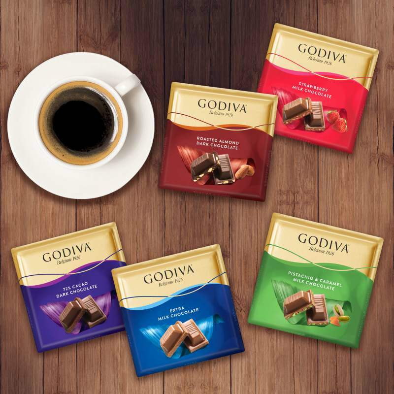 Nove "kvadratne čokolade" od Godive