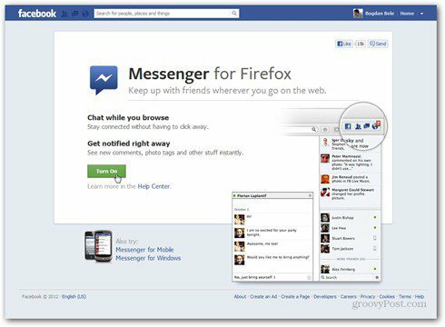 facebook messenger za Firefox