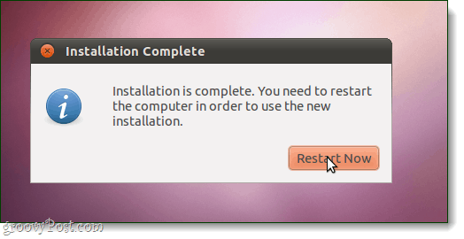 instalacija ubuntu je dovršena