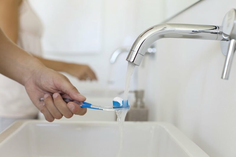 Isključivanje vode tijekom pranja zuba