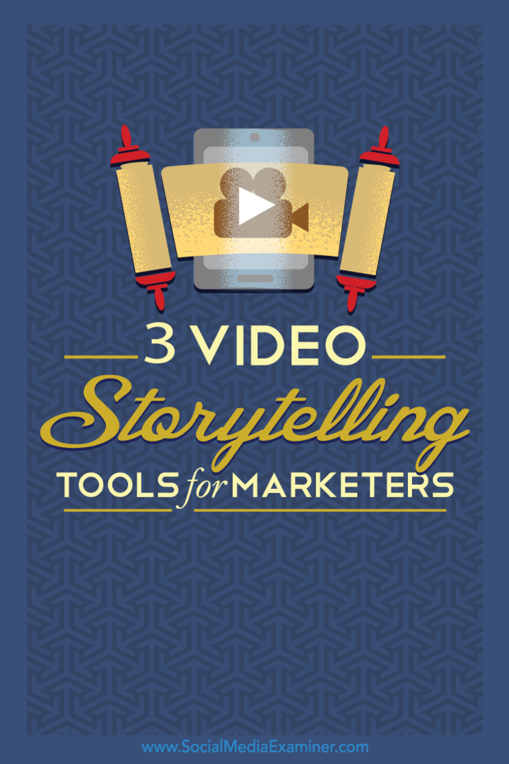 Savjeti za tri alata s detaljnim uputama za pomoć društvenim marketingu u stvaranju prekrasnih videozapisa.