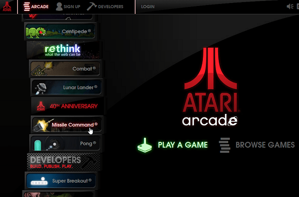 Atari arkada