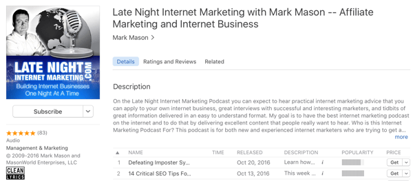 kasni noćni internet marketing