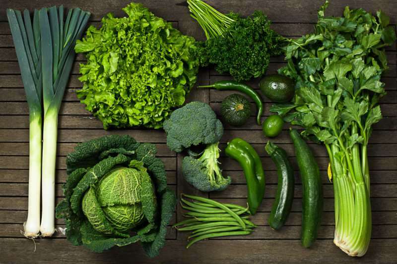 Zelena simbolizira povrće i zdravlje