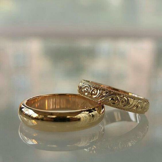 Različiti modeli vjenčanog prstenja