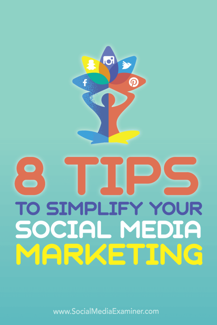 pojednostaviti marketing na društvenim mrežama