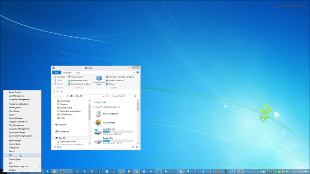 Pozadina radne površine sustava Windows 8.1