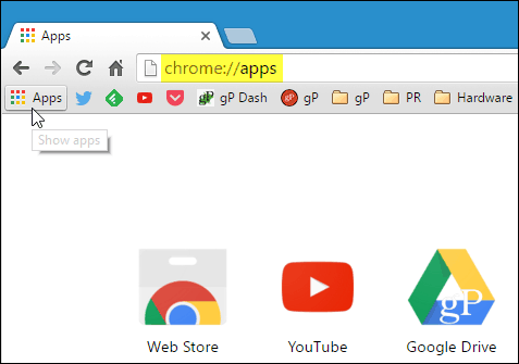 Pokrenite Chrome aplikacije