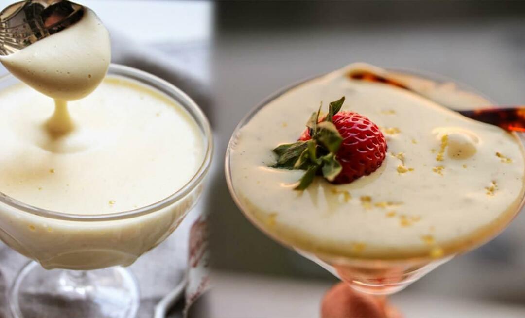 Što je Sabayon umak i kako se pravi Sabayon umak? Zabaglione tiramisu umak