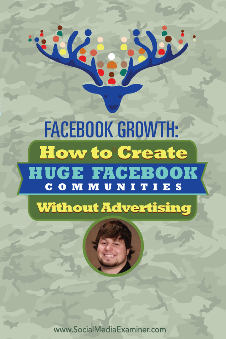 Rast Facebooka: Kako stvoriti ogromne Facebook zajednice bez oglašavanja: Ispitivač društvenih medija