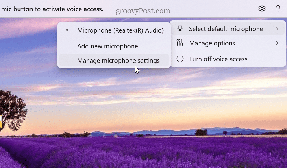 Omogućite i koristite glasovni pristup u sustavu Windows 11
