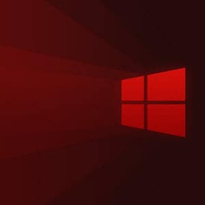 Logotip sustava Windows 10 Red