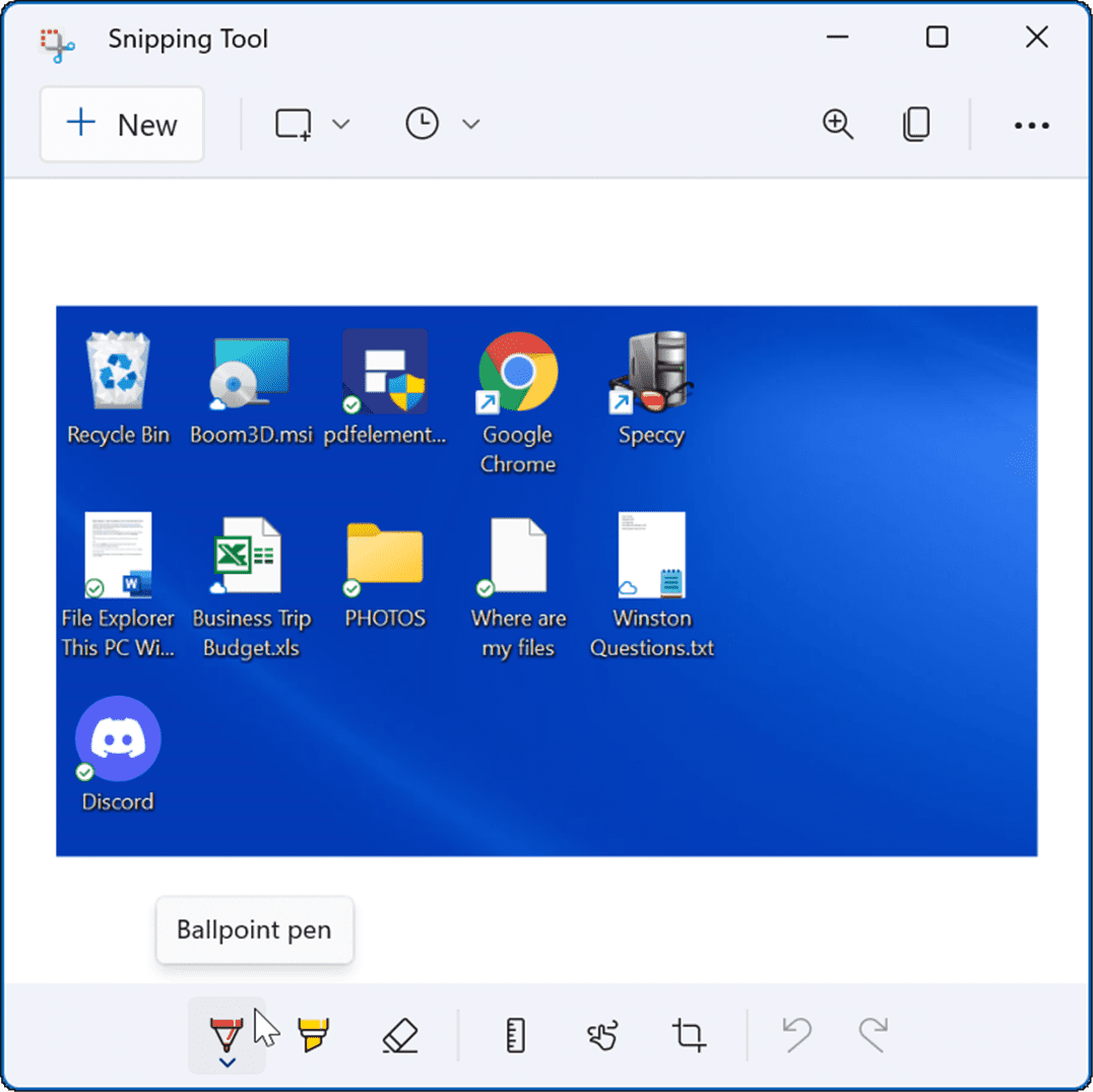 uredite ili zabilježite snimku zaslona Windows alat za izrezivanje