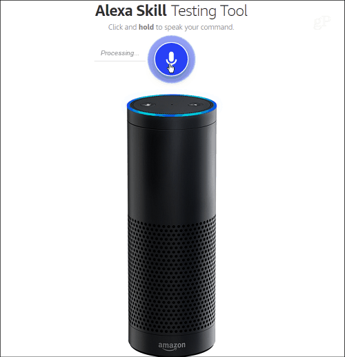 Alat za testiranje vještina Alexa
