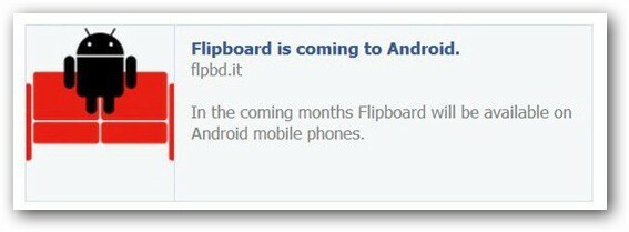 Flipboard za Android sada može biti vaš