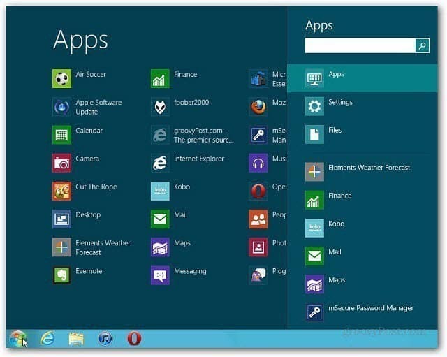 Nabavite izbornik Start u sustavu Windows 8 pomoću ViStart-a
