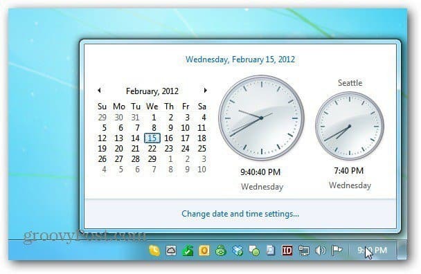 Sat kalendara Windows