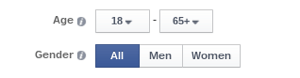 facebook oglas usmjeren na dobni spol