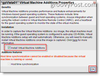 Instalirajte dodatke za virtualni stroj za MS Virtual Server 2005 R2