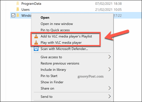 Prilagođena proširenja u programu Windows File Explorer