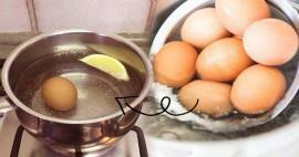Ako stavite limun u vodu u kojoj kuhate jaja... Ova će metoda biti nezamjenjiva