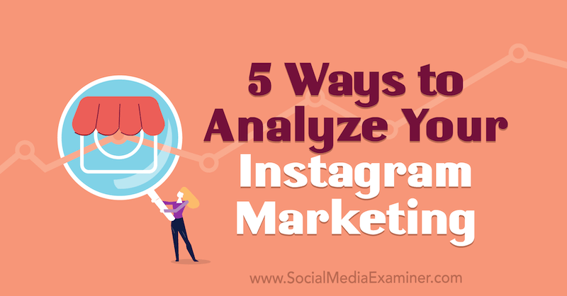 5 načina za analizu vašeg Instagram marketinga od strane Tammy Cannon na programu Social Media Examiner.