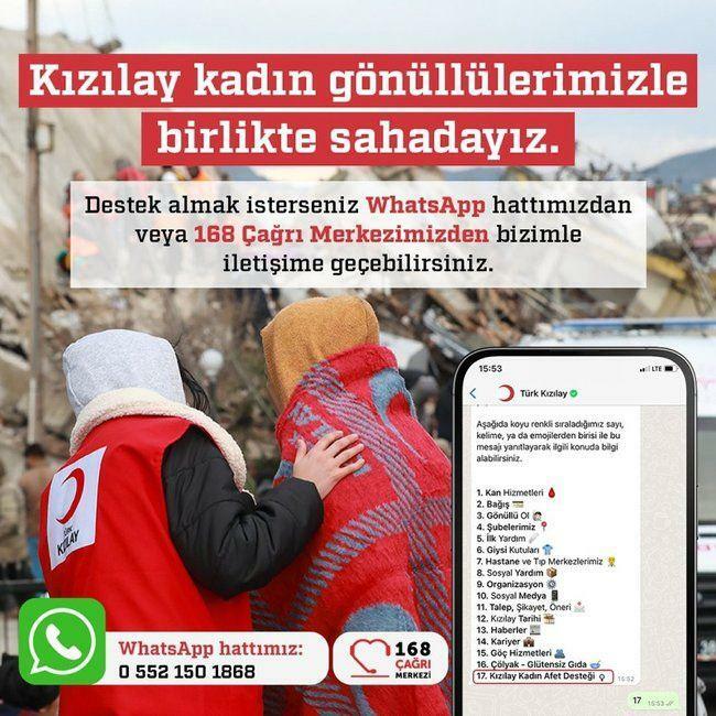 Turski Crveni polumjesec uspostavio je WhatsApp liniju za žrtve potresa