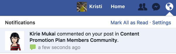 Primite obavijest kada netko zatraži da se pridruži vašoj Facebook grupi.