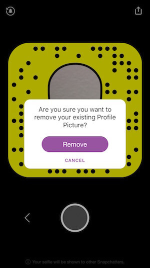 uklonite svoj snapchat selfie