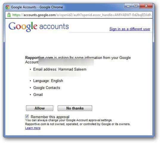 Google Autorizacija