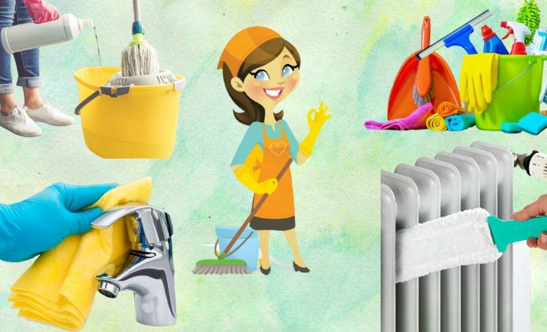 Kako obaviti semestralno čišćenje kuće? Gdje započeti čišćenje semestra?