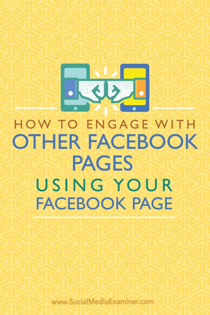 Kako stupiti u kontakt s drugim Facebook stranicama pomoću vaše Facebook stranice: Ispitivač društvenih medija