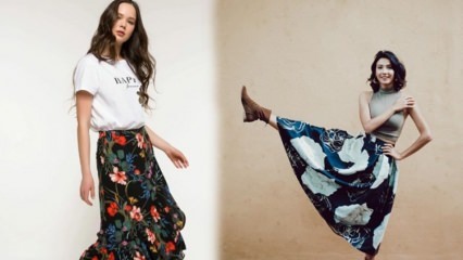 Aybüke Pusat preferiraju modele suknji s cvjetnim uzorkom 201 jesenske sezone