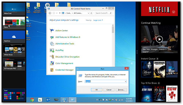 Omogućite značajku Snap za Windows 8 na monitorima niske razlučivosti