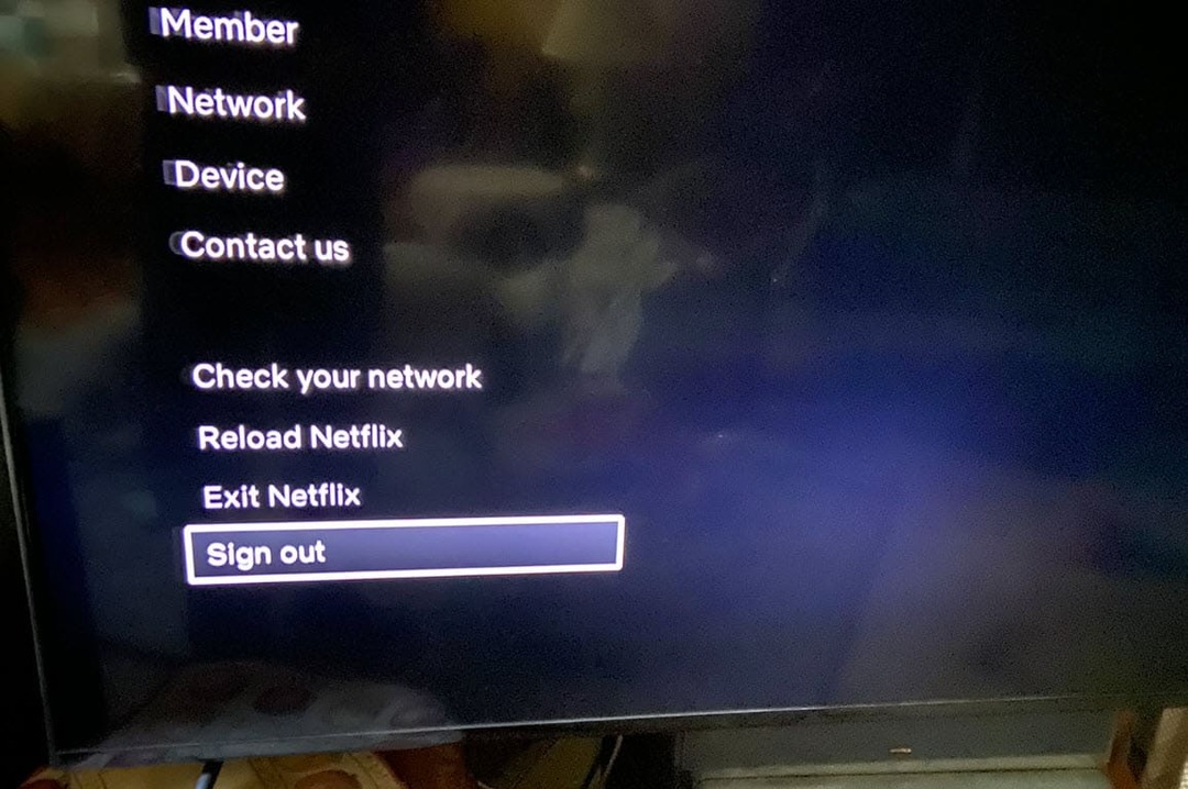 Odjavite se s Netflixa na TV-u