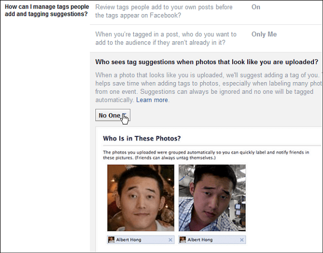 Zaustavite Facebook od automatskog označavanja vaših fotografija