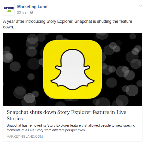 Snapchat isključuje značajku Story Explorer u Live Stories.
