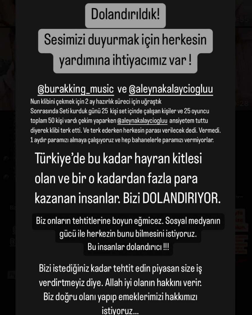 Optužbe za prijevaru protiv Buraka Kinga i Aleyne Kalaycıoğlu