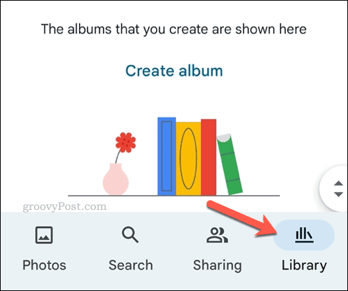 Otvorite biblioteku u Google fotografijama