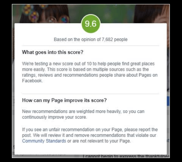 Facebook na stranice dodaje ocjene recenzija.